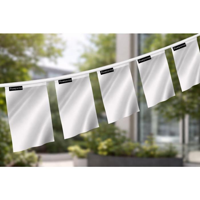 Guirlande – Drapeau du Paraguay – 14 x 21 cm – Polyester – À accrocher – 50 pièces