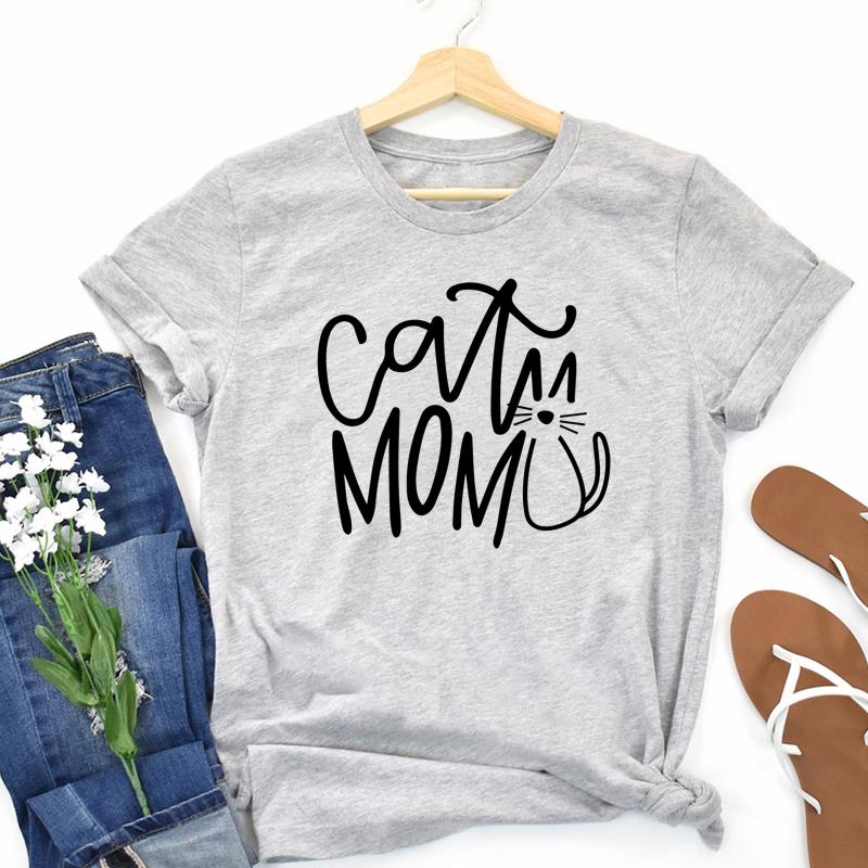 Chat doux belle tendance mignon femmes imprimer femme t-shirt haut