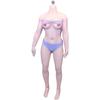AIEK Scale Figure Super Flexible Breast Female Body Makeup No Pubic Compatible with TBLeague 1/6 Body, Seamless, Modification, Body, + 2-Hole Detail,