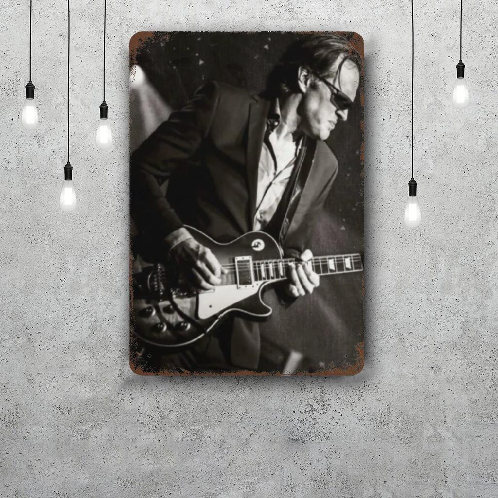 Joe Bonamassa Decorazioni Segnali Metallici Vintage Segnali di Latta Poster del Capitano Decorazione per Bar Pub Club Man Cave Decorazione Murale