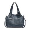 Women's Soft Leather Shoulder Bag Luxury Designer Handbag Ladies Solid Color Casual Large Tote Bag Messenger Commuter Sac A Main
