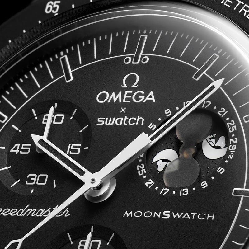 Swatch Reloj Negro para Hombre 42mm SO33B700 SO33B700