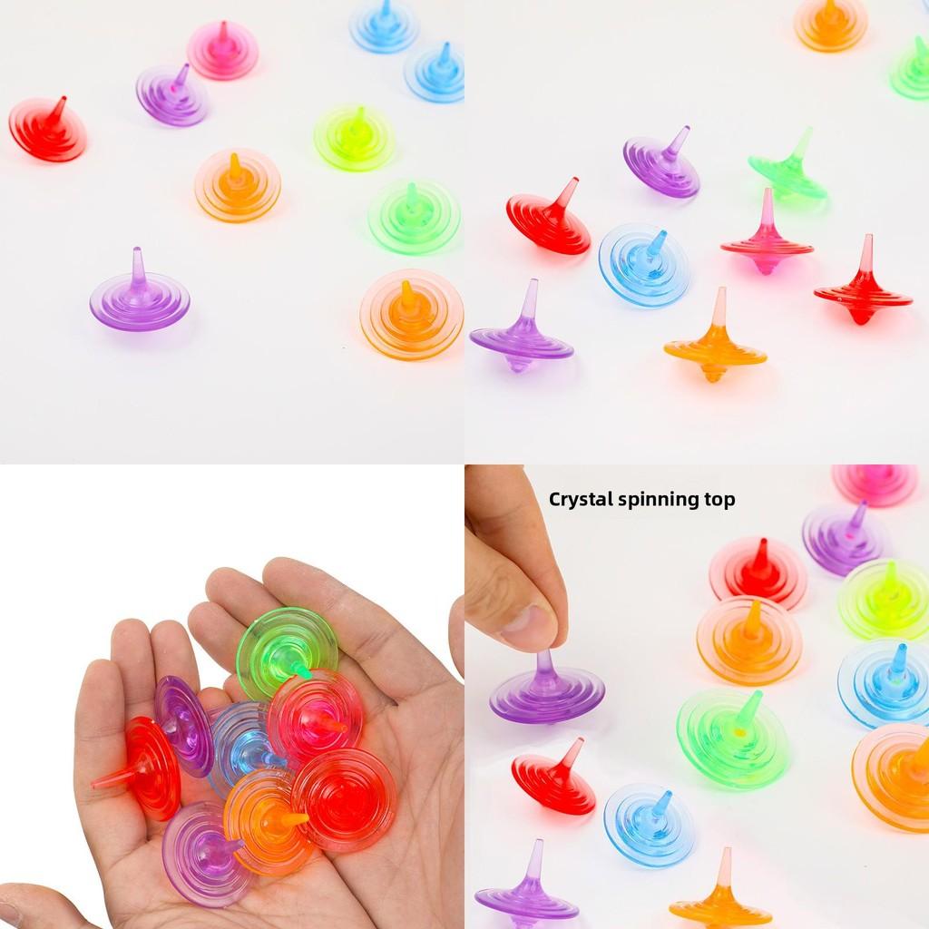 Crystal Spin Gyroscope Toy For Children With Colorful Water Design For Kids Gift And Educational Play