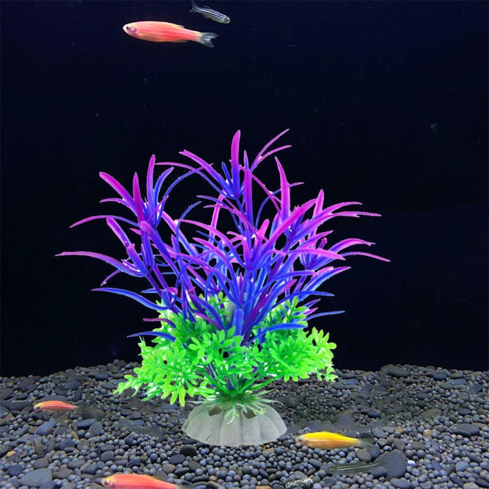 5pcs Creative Fake Grass Simulated Artificial Seaweed Water Grass Diy Aquatic Plants Underwater