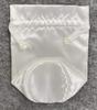 Omoide no Kashi [Urn Cover Bag] Cute Satin Urn Bag, Perfect for Divided Ashes, White, 7 inches