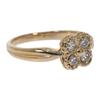 Van Cleef & Arpels  #12(JP Size) ring K18 yellow gold/diamond Women