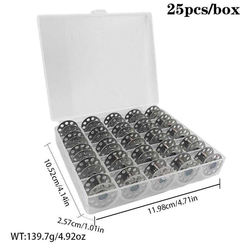 

25/36 шт пустые шпульки швейная машина пластиковый футляр для хранения ящик для хранения швейных инструментов