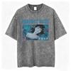 Anime Perfect Blue Mima Kirigoe Vintage Washed TShirt Men Women Clothing Fashion Aesthetic Short Sleeve Oversized T Shirts Tops
