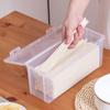 Clear Bread Storage Box with Lid Container Household Fresh-keeping Box for Restaurant Kitchen  Bread Organization