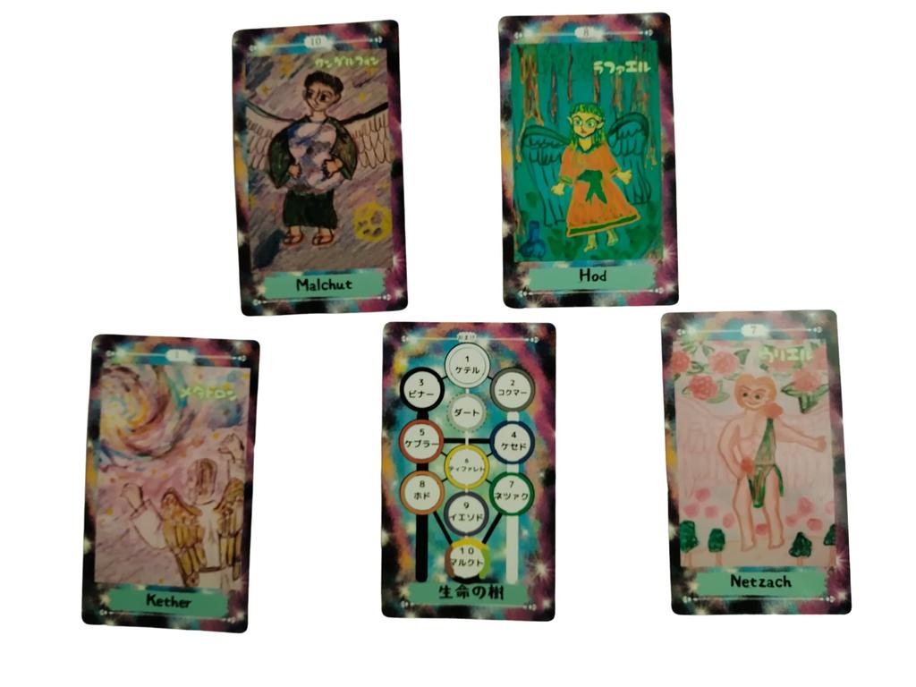 Japonský Bůh Tarot Kabbalah Anděl Oracle karty &