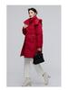 Women's Hooded Mid-Length Winter Cotton Coat: Thick, Cold-Proof, Fashionable Outerwear