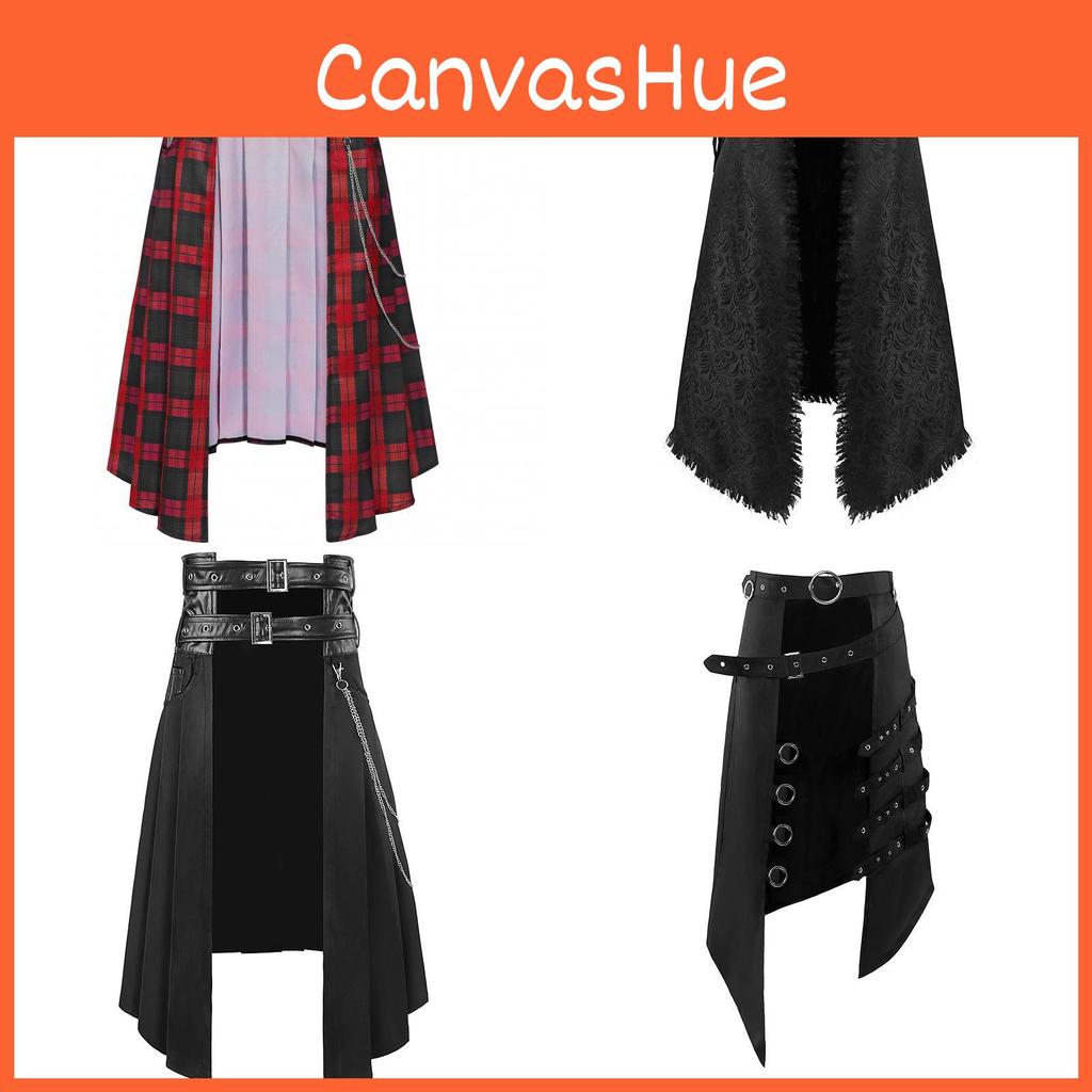 Medieval Men Halloween Goth Long Dress Cosplay Costume Party Performance Stage