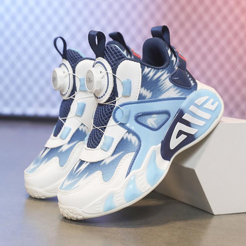 Year of the Snake limited boys shoes spring and summer new children's sports basketball shoes middle aged red boy natal year