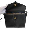 Burberry Vintage Nova Check Leather Shoulder Bag Black Leather Women Used