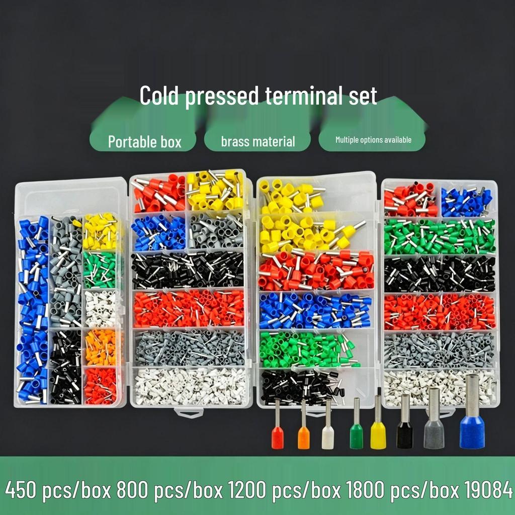 VE Tube Pre-Insulated Terminal Set with Crimping Pliers & Switch Socket Panel