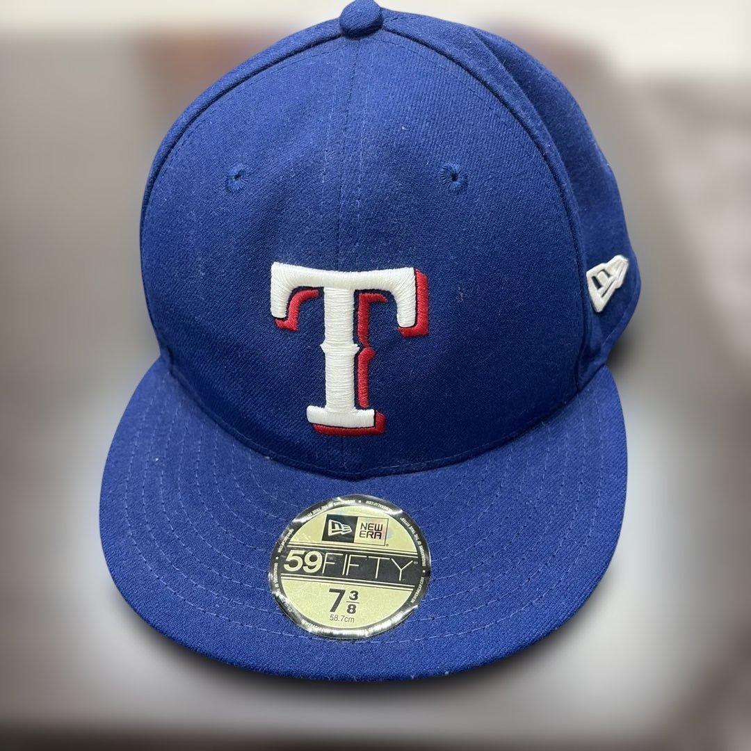 Used New Era 59FIFTY Texas Rangers Cap 7 3/8