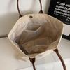 Vintage Stylish Tote Bag Lightweight Spacious Casual and Minimalist Commuting Bag for Women Office Work Daily Use Shoulder Bags