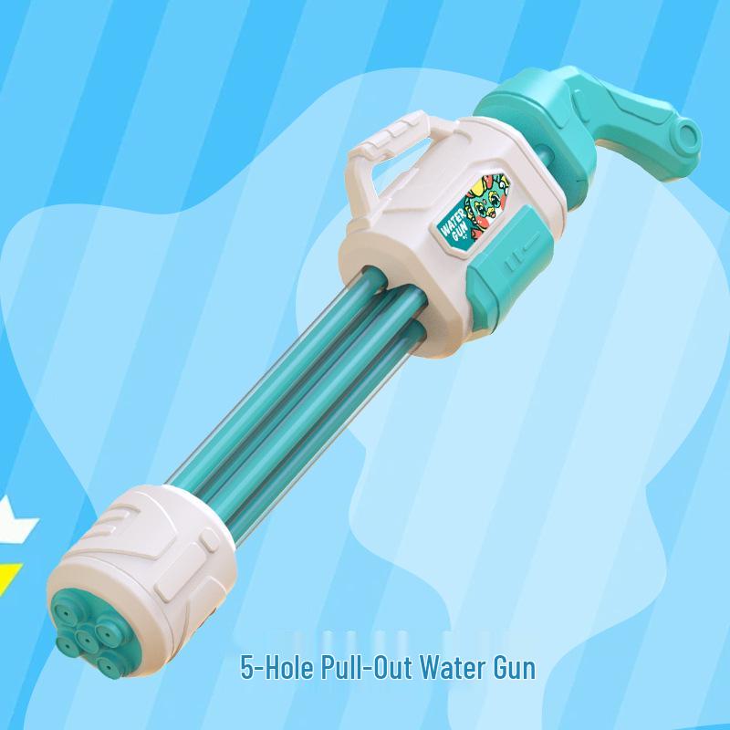 Multi-Hole Water Cannon Toy for Beach Play