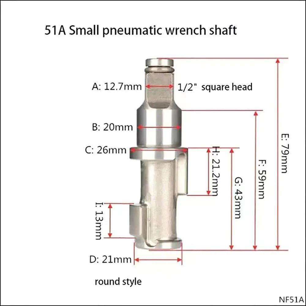 1/2" Pneumatic Tools Air Impact Wrench Anvil Driver spindle Axis Hammer block Repair Parts 1PC