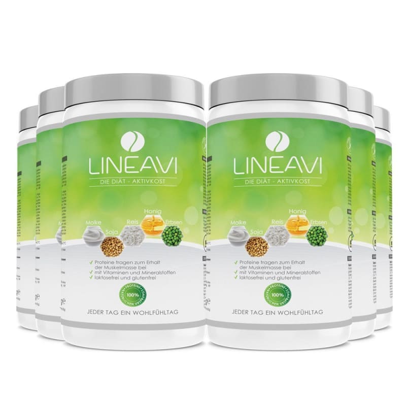 

Lineavi Vital Food + Shaker 500 g (6 packs)