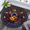 Flamenco Music Dance Round Area Rug Under Office Chairs Bedroom Living Room Home Decor
