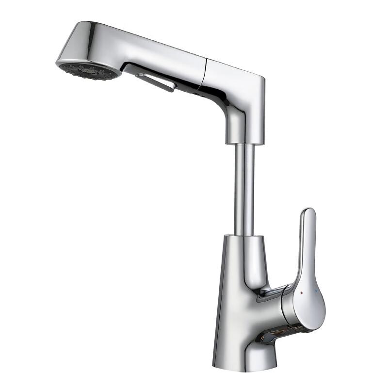 

TLXT Stainless Steel Pull-Out Basin Mixer Faucet with Sprayer