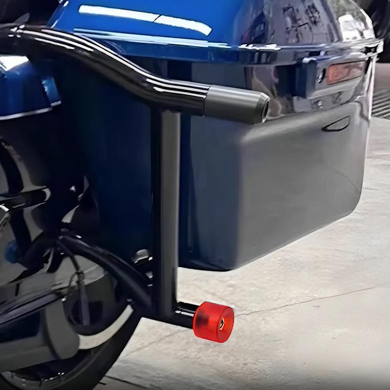 1 Pair Crash Bar Protector Ball Motorcycle Engine Guard Saddlebag Bumpers Ball For Harley Touring Softail Sportster XL Dyna