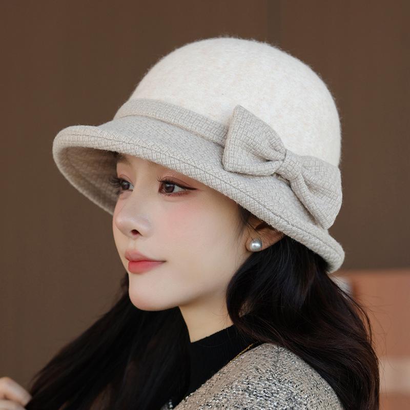 Mother Hat Women's New Autumn and Winter Bucket Hat Winter Models In The Elderly Old Lady Warm Hat Winter Hat for Women, Ladies Winter Hats