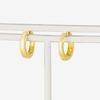 ESTELLE [Official] Women's Silver Yellow Gold Plated Earrings 0776-0059-0000-0000