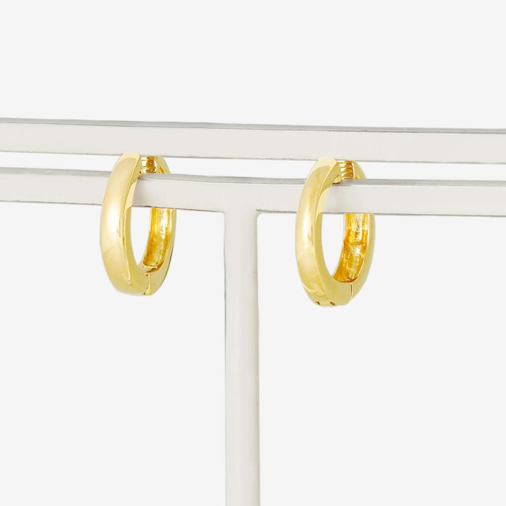 ESTELLE [Official] Women's Silver Yellow Gold Plated Earrings 0776-0059-0000-0000