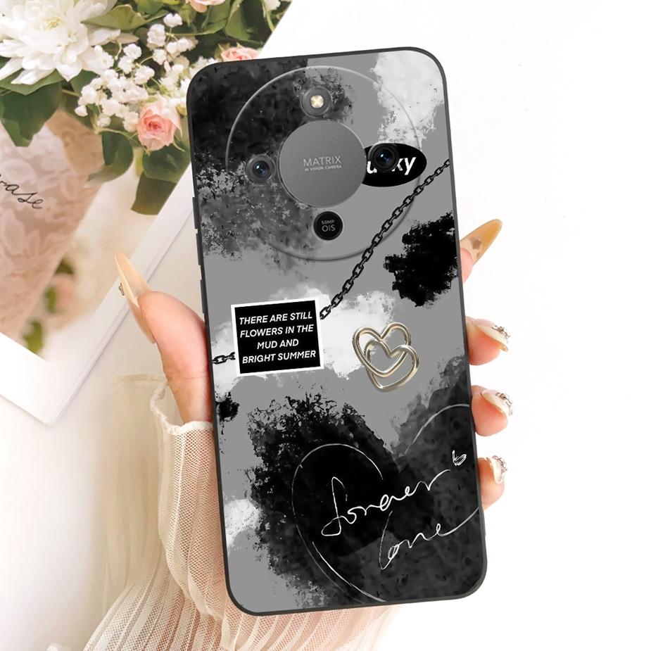 For Honor X9d Case Magic8 Lite Cute Fashion Cartoon Cover Soft TPU Phone Case For Honor Magic 8 Lite X 70 HonorX9d HonorX70 Bags