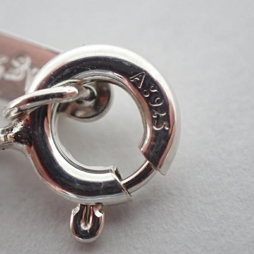 [Pre-owned] TIFFANY 925 Heart Key Pendant/Necklace/j111-89