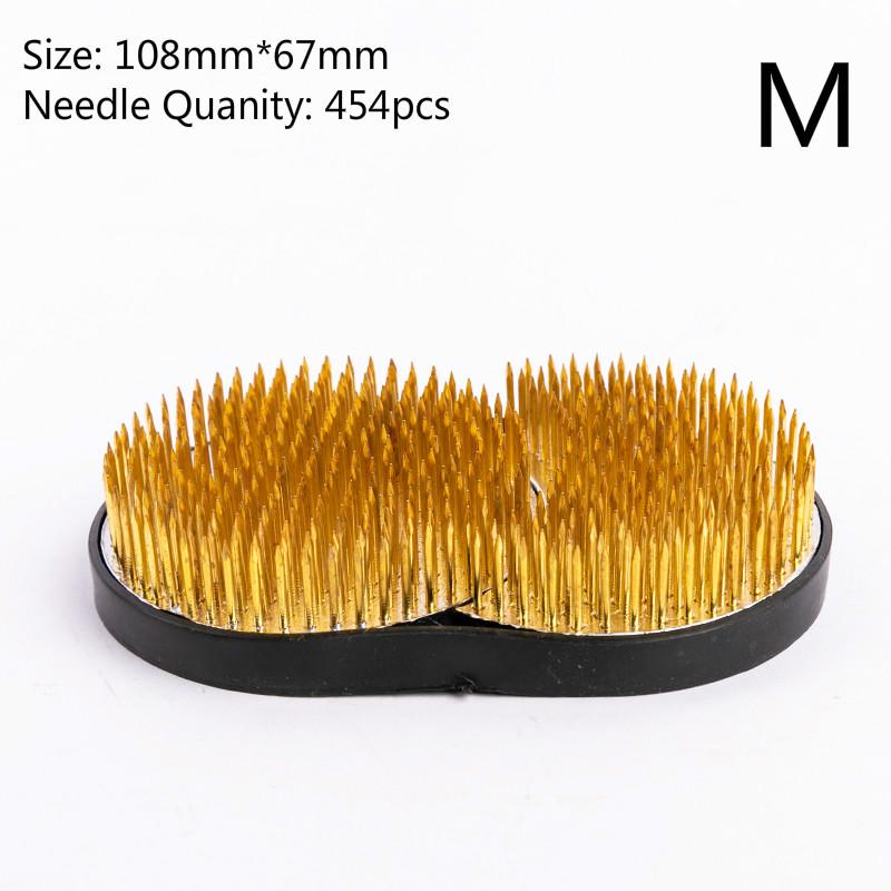 Multi-sizes Florist Floral Arrangement Copper Pin Frog Prong Brass Needle Fixed Tools Japanese Ikebana Kenzan Garden Bonsai Base