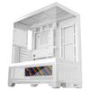 Boîtier Gaming Mars Gaming MC-LCDX ATX, Écran IPS 9,16", Verre Trempé, Double Chambre, Mesh, Blanc