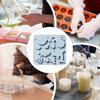 Silicone Chocolate Molds 10 Cavity Non Stick Cute Mould Small Chocolate Molds For Ice Cake Gummy Jelly Cookie Food Baking