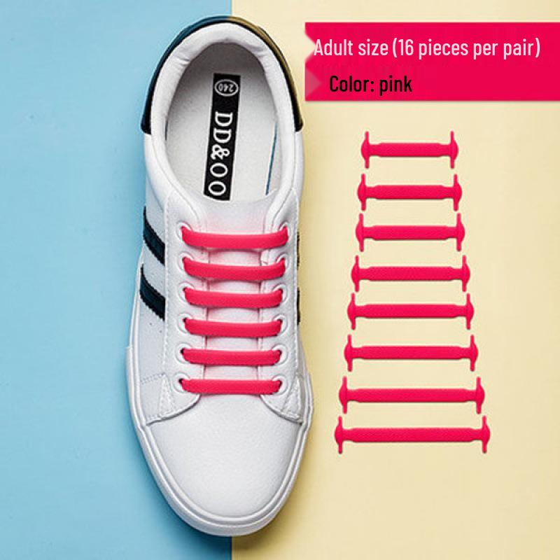 Versatile No-Tie Elastic Silicone Shoelace Buckle