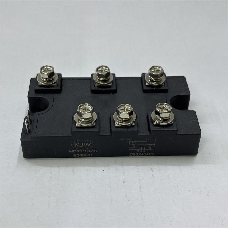MDST100A Three Phase Rectifier Bridge Module 100A High Current Full Waved Rectification Coppered Base Design