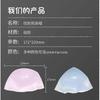 Hair Coloring Highlighting Cap Silicone Salon Hair Dyeing Cap Hairdressing Styling Tool Transparent White