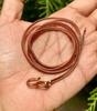 Pulseira e Colar de Corrente de Cobre Puro, Joias de Cura, Joias de Cobre, Comprimento Personalizado de 6 polegadas a 30 polegadas, Corrente de Trigo de Cobre Antigo #1