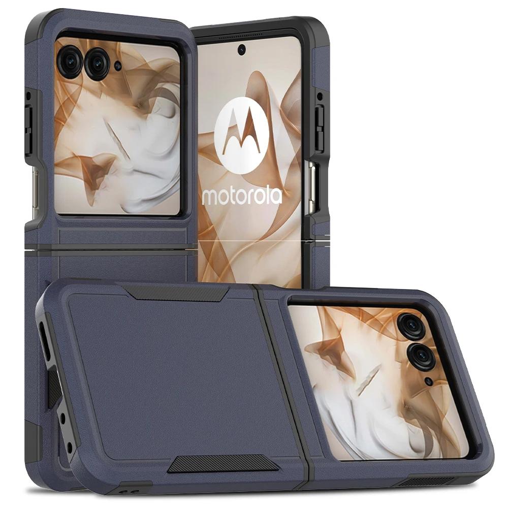 Heavy Duty Armor OTT-BOX Phone Case For Motorola Moto Razr 70 60 50 Razr 2026 2025 2025 Enhanced Shockproof Bumper Protect Cover