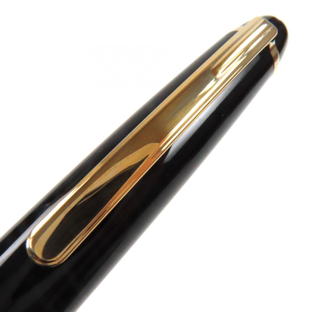 Excellent MONTBLANC Ballpoint Pen Meisterstck Classic Black Gold Mens Used
