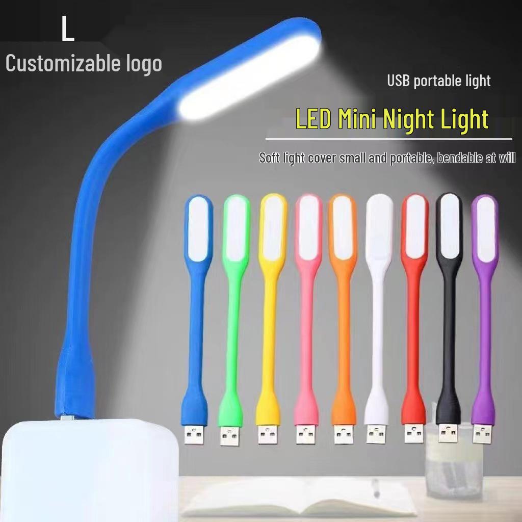 Creative USB LED Atmosphere Night Light: Portable Emergency Desk Lamp for Dorms and Energy-Saving Use.