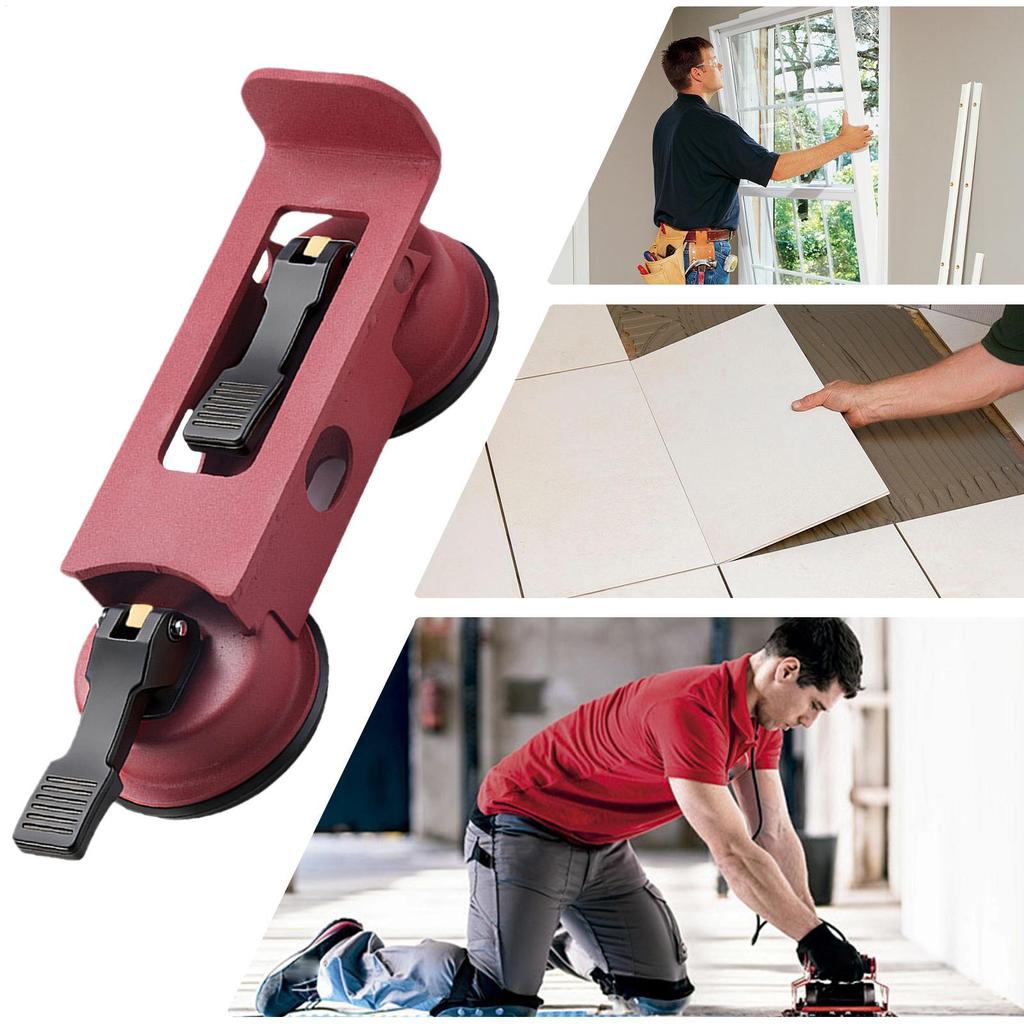 Floor Suction Cup Tool Double-Claw Suction Cup Laminate Gap Repair Heavy-Duty Flooring Installation Tool for Home Apartment