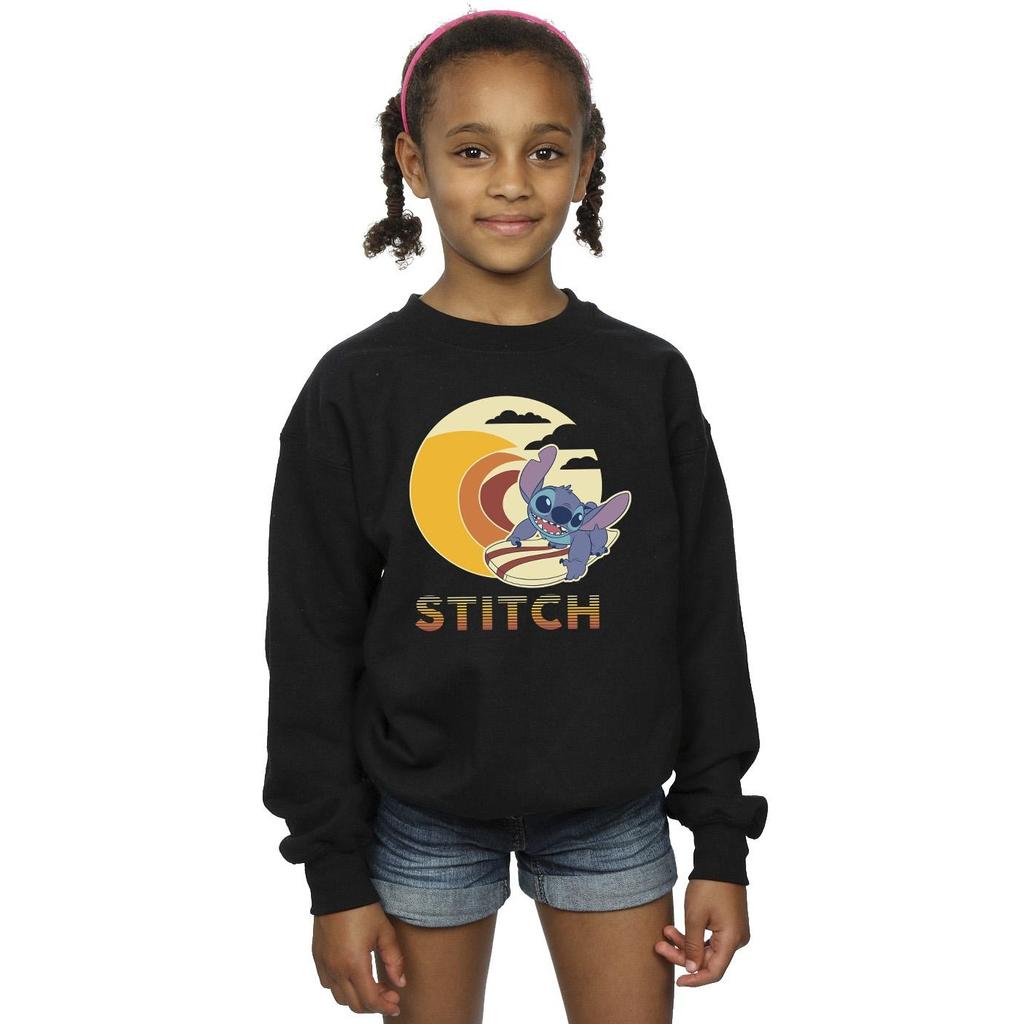 Disney Girls Lilo & Stitch Summer Waves Sweatshirt