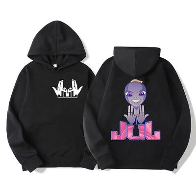 Jul Rapper Francese Album Merch Felpa con Cappuccio Uomo donna Abbigliamento Largo Hip hop Felpa Maniche Lunghe Unisex Moda Pullover