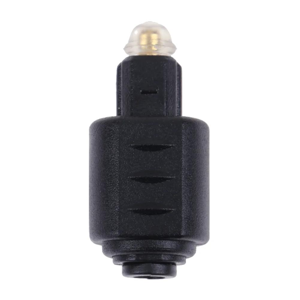 Toslink Male To Mini 3.5mm Toslink Female Optical Fiber Adapter No Signal Loss Optic Adapter Audio Connector Accessories