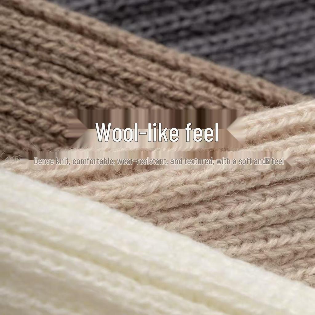 Women’s Y2K Subculture Calf-High Knit Leg Warmers - Japanese Style for Autumn & Winter