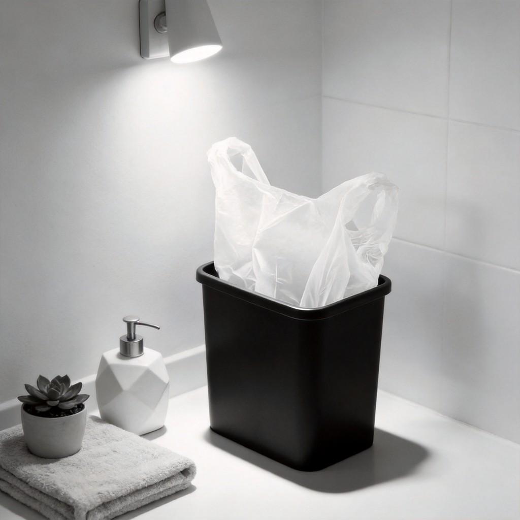 Biodegradable Thick Trash Bag With Handles For Home Kitchen Waste Disposal