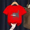 Fun A Black Cat Eating Fish Japanese Style kids TShirt Fashion Print T Shirt Breathable  TShirts Cotton Clothes