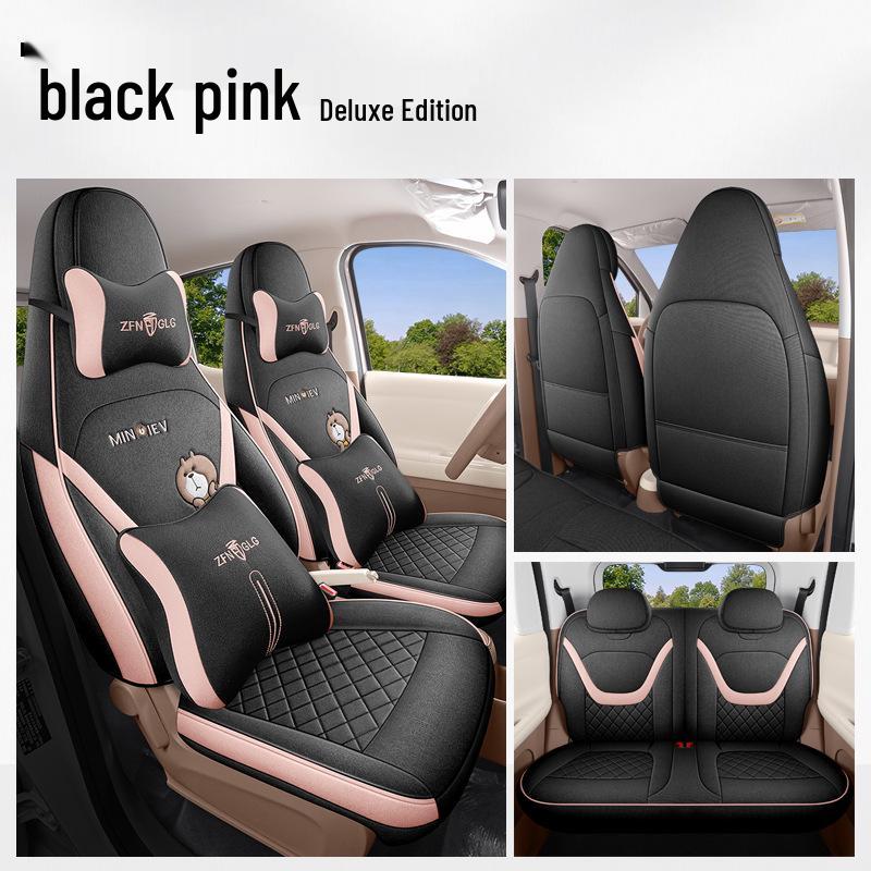 2026 Fifth Gen Wuling Hongguang MiniEV Car Seat Cover - All-Season Fabric, 205km Range.